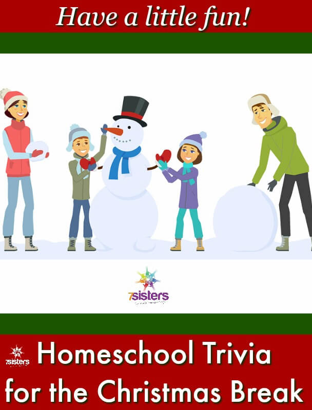 Homeschool Trivia for Christmas Break