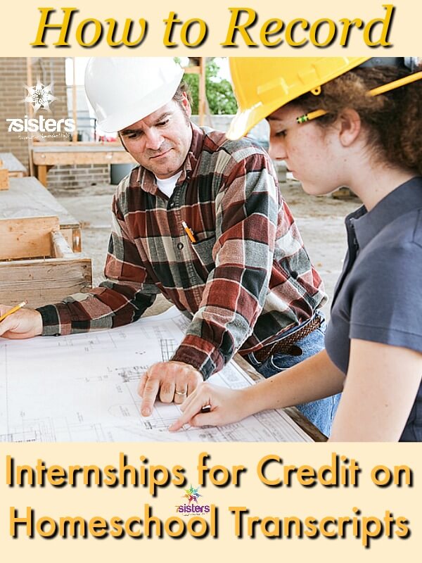 What is an internship and how to record it on the homeschool transcript?