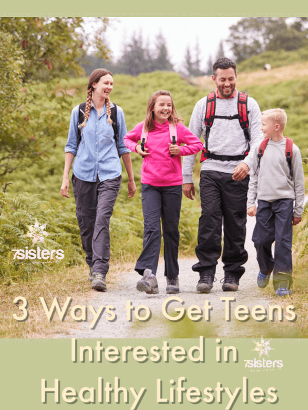 3 Ways to Get Teens Interested in Healthy Lifestyles. Some teens need a little extra motivation for self-care. Here are 3 ways to motivate teens for living healthily. #HomeschoolHighSchool #HighSchoolHealth #HealthyLifestyleForTeens #SelfCareForTeens #7SistersHomeschool