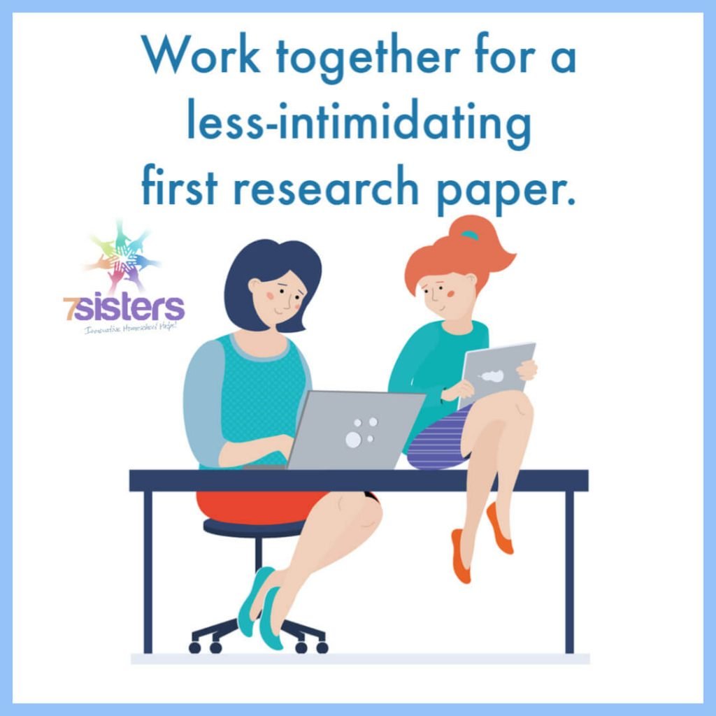 Work together for a less-intimidating first research paper. 7Sisters Research Writing Readiness is a learn-together research paper writing guide for late middle school or early high school. 