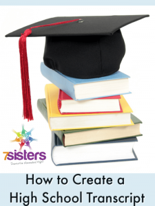 How to Create a High School Transcript. Homeschool high schoolers create meaningful transcripts with this editable PDF transcript, course checklist and detailed guide.