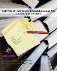 One Year of High School English Language Arts a good fit for 9th grade