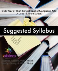 One Year English/Language Arts 9 Suggested Syllabus