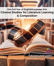 One Full Year of English/Language Arts Cinema Studies for Literature Learning & Composition